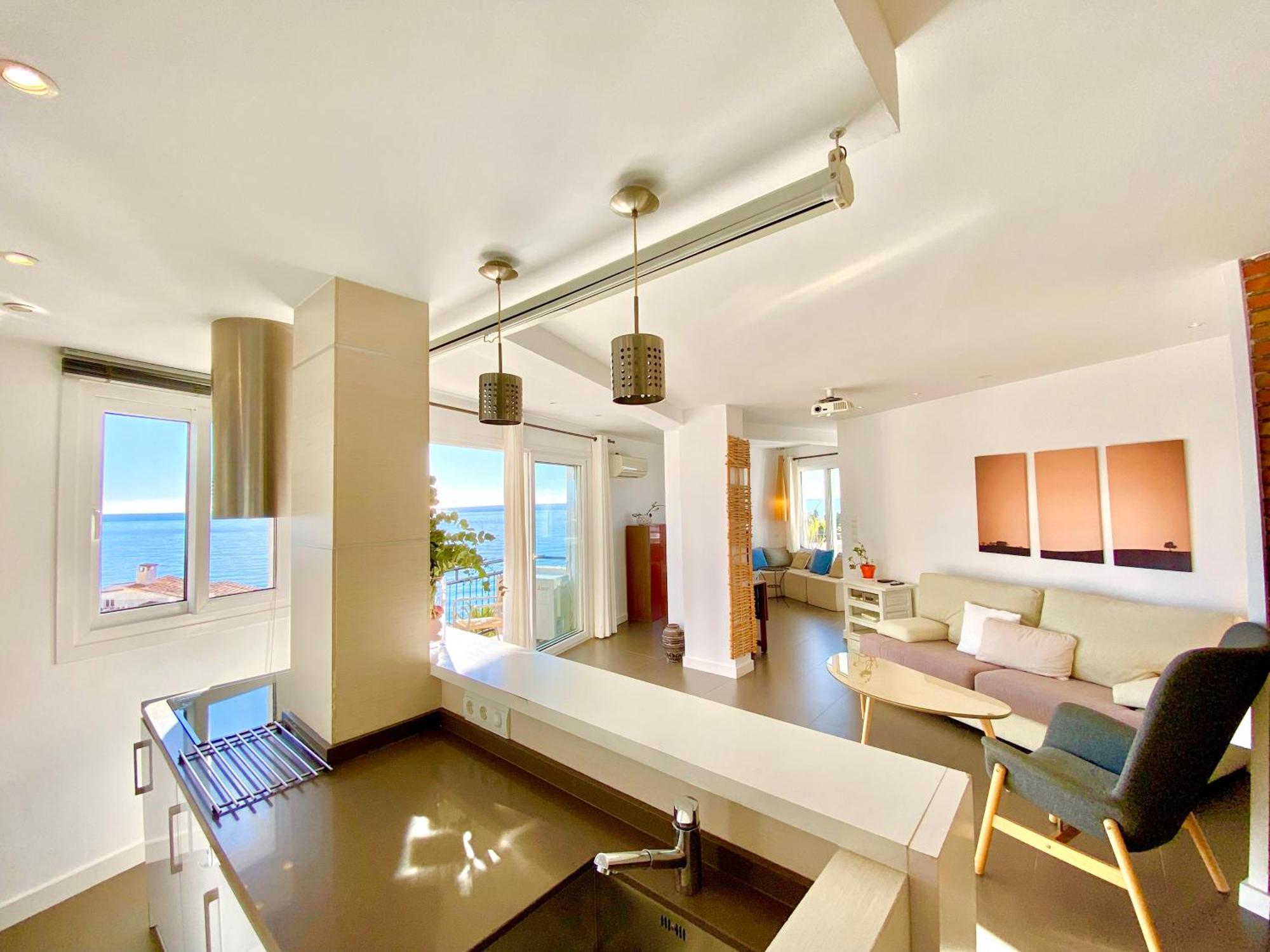 Modern Apartment Stunning Sea Views And Pool ネルハ エクステリア 写真